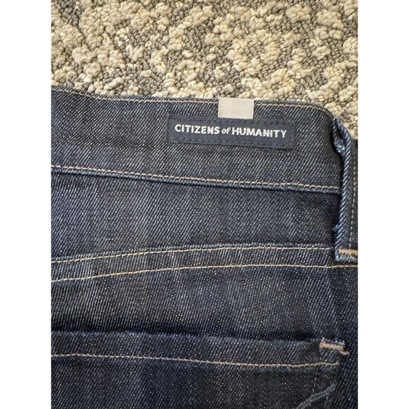 Citizens Of Humanity Women’s Denim 24 Slim Bootcut Emannuelle Dark Wash Blue - Picture 2 of 10